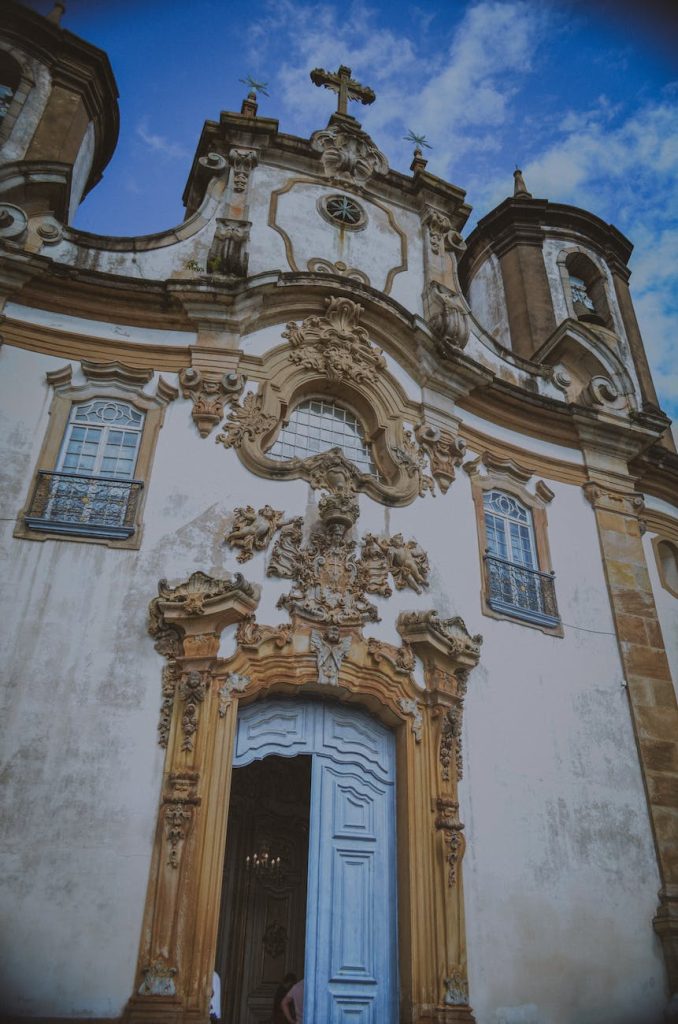 low angle shot of church of our lady of carmo in china